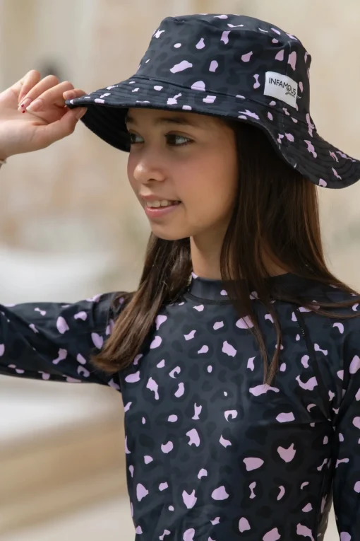 Daisy Swim Hat - Mellow Leopard