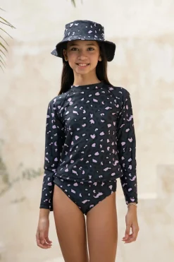Daisy Swim Hat - Mellow Leopard