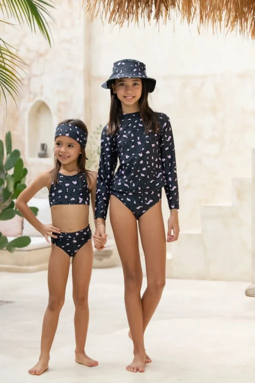 Daisy Swim Hat - Mellow Leopard