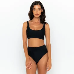 Gia Bikini Top - Black on Black