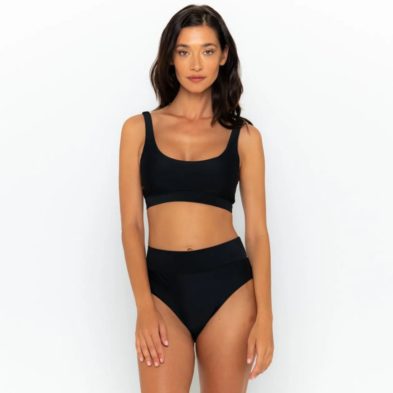 Gia Bikini Top - Black on Black