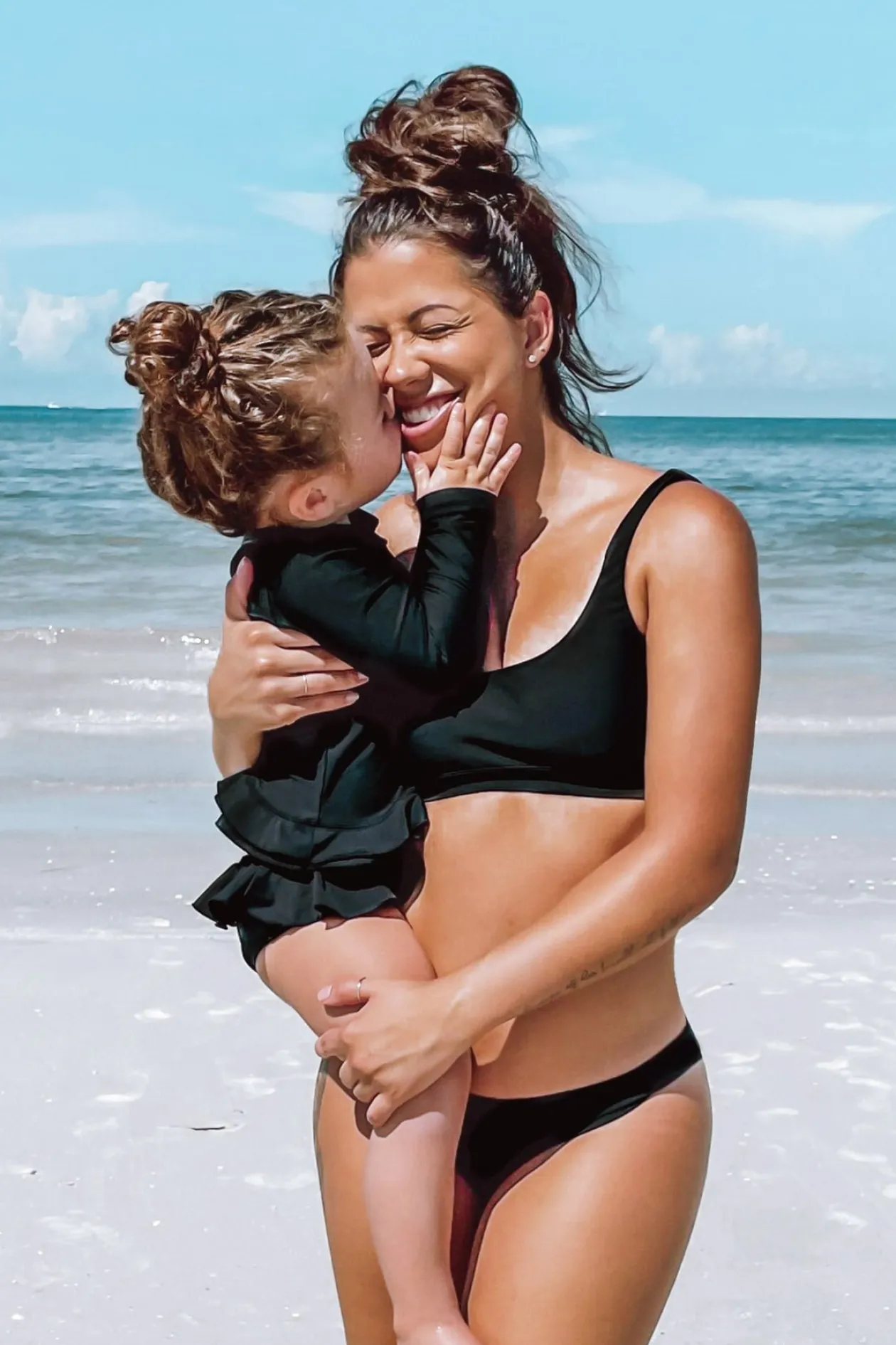 Gia Bikini Top - Black on Black