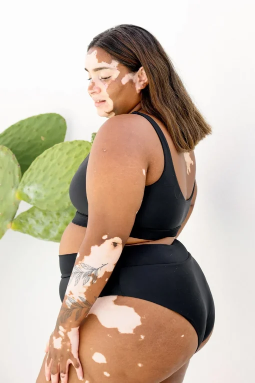 Ginger Bikini Bottom - Black on Black