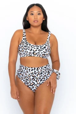 Ginger Bikini Bottom - Safari Leopard
