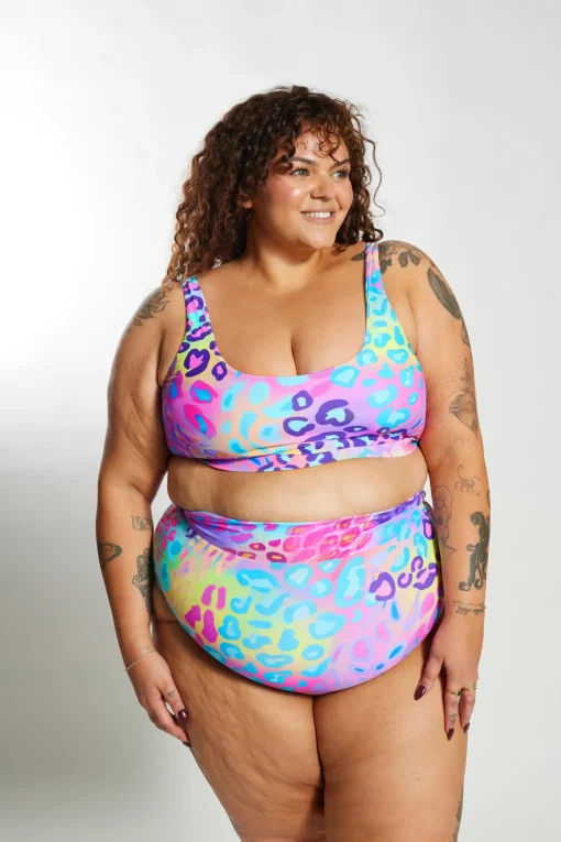 Ginger Bikini Bottom Curve - Kaleidoscope
