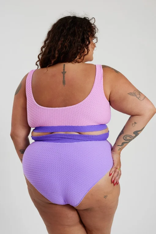 Ginger Bikini Bottom Curve - Lilac Crystal