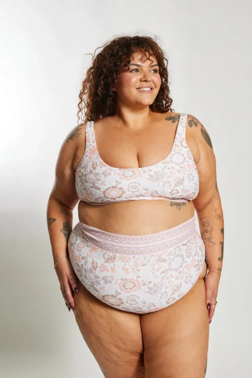 Ginger Bikini Bottom Curve - Desert Bloom
