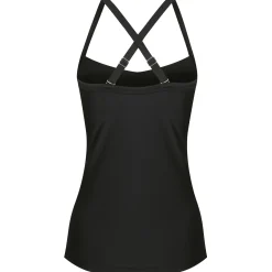 Giselle Tankini Top - Black on Black
