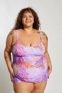 Giselle Tankini Top Curve - Tangerine