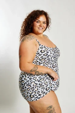 Giselle Tankini Top Curve - Safari Leopard