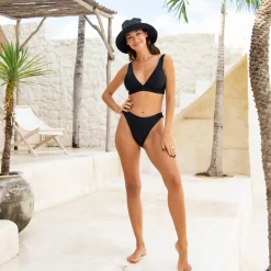 Grace Bikini Bottom - Black on Black