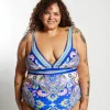 Gwen One Piece Curve - Peacock Swirls