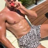 Hank Board Shorts - Safari Leopard