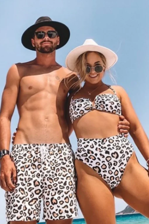 Hank Board Shorts - Safari Leopard