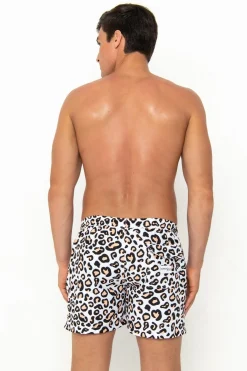 Hank Board Shorts - Safari Leopard