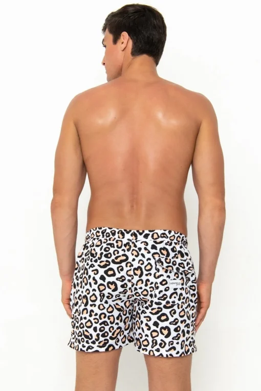 Hank Board Shorts - Safari Leopard