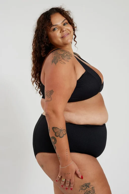 Lola Bikini Top Curve - Black Runch