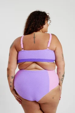 Lola Bikini Top Curve - Lilac Crystal