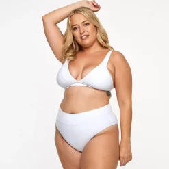 Lola Triangle Top - Fresh White