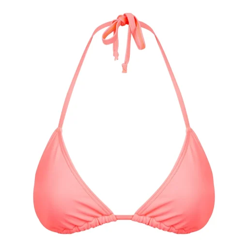 Mia String Top - Fluorescent Coral