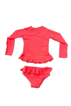 Mini Annie Rashie Set 02 - Fluorescent Coral