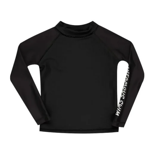 Mini Billy Rashie Top - Black on Black