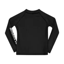 Mini Billy Rashie Top - Black on Black