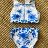 Mini Gia Bikini Set - Blue Jungle