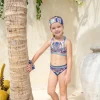 Mini Gia Bikini Set - Peacock Swirls