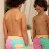 Mini Hank Board Shorts - Iced Aqua