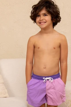 Mini Hank Board Shorts - Lilac Crystal