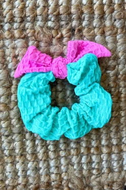 Mini Mimi Scrunchie - Iced Aqua
