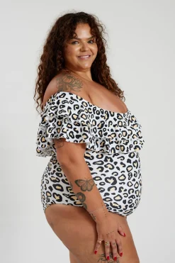 Miranda 02 One Piece Curve - Safari Leopard