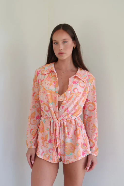 Oceana Playsuit - Paisley Passion
