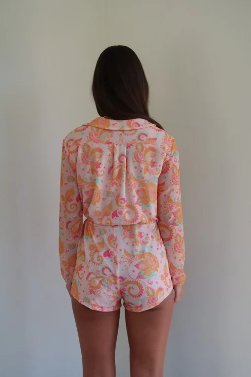 Oceana Playsuit - Paisley Passion