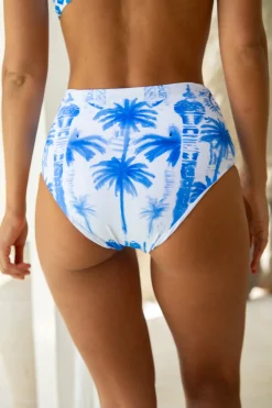 Sadie Bikini Bottom - Blue Jungle