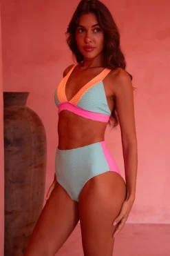Sadie Bikini Bottom - Iced Aqua