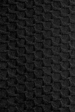 Scarlett Bandeau Top - Black Waffle